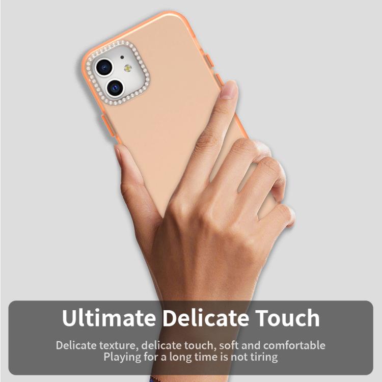 For iPhone 12 Pro Candy Diamond Frosted PC Hybrid TPU Phone Case