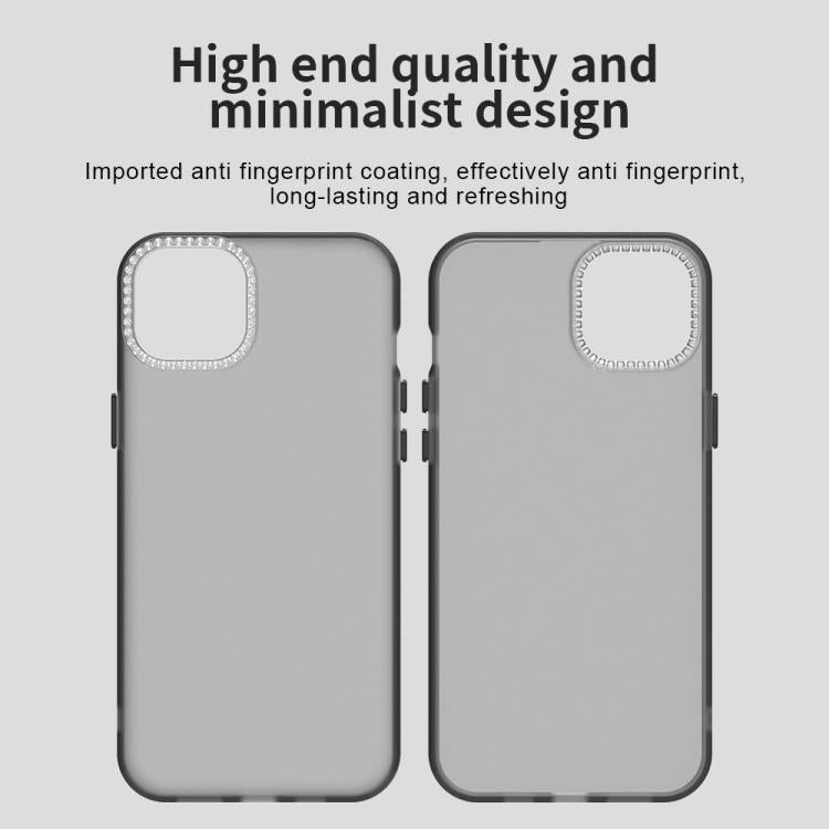 For iPhone 15 Plus Candy Diamond Frosted PC Hybrid TPU Phone Case