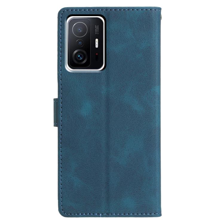 For Xiaomi 11T / 11T Pro Triangles Embossed Leather Phone Case