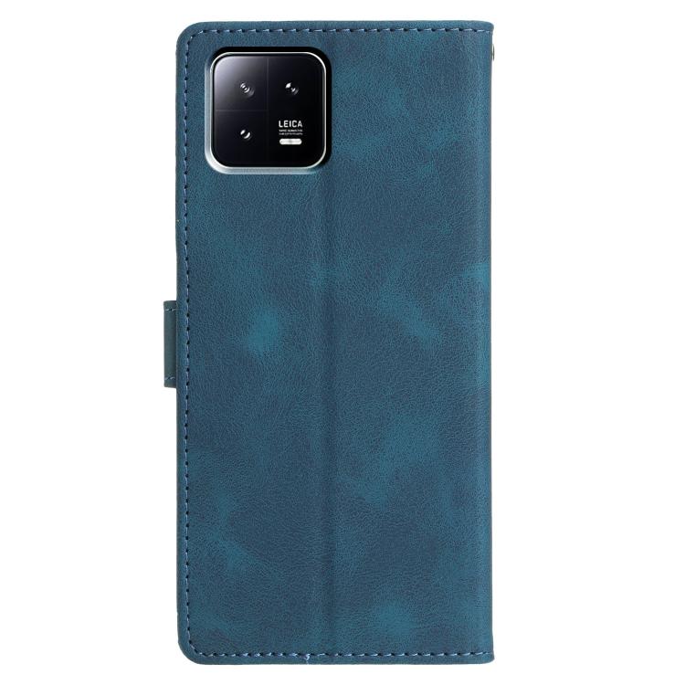 For Xiaomi 13 Triangles Embossed Leather Phone Case