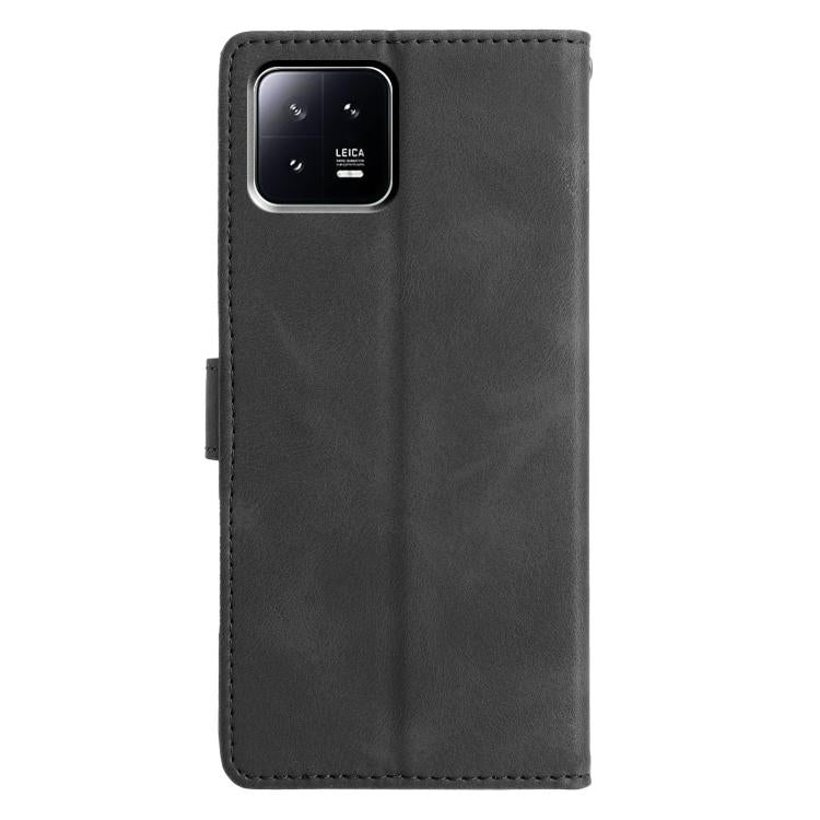 For Xiaomi 13 Triangles Embossed Leather Phone Case