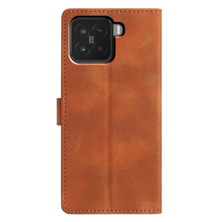 For Xiaomi 15 Triangles Embossed Leather Phone Case