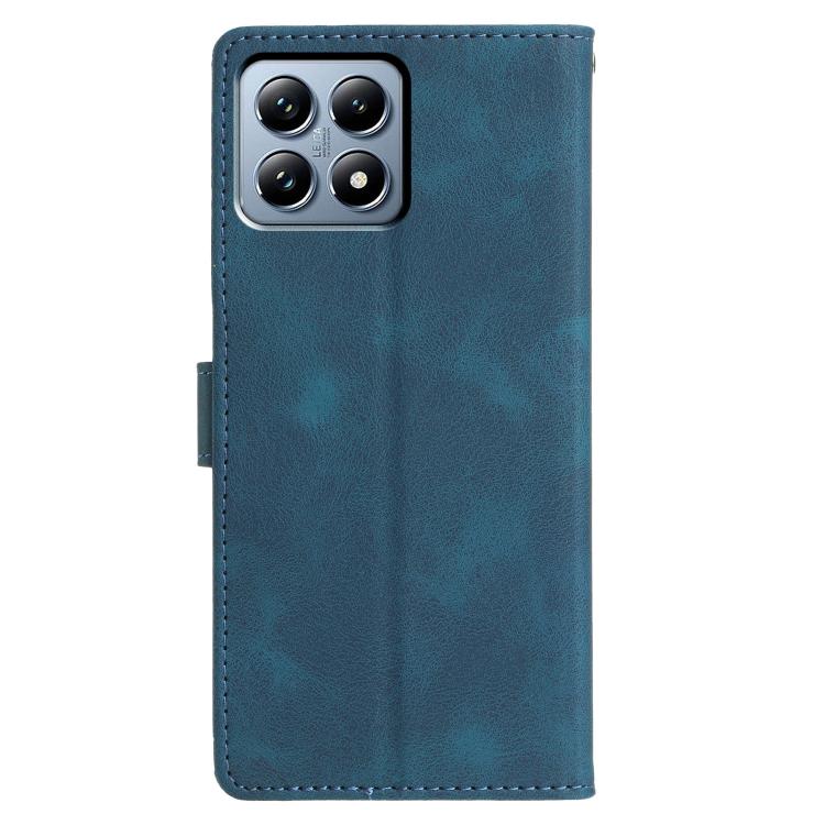 For Xiaomi 15T Pro 5G Triangles Embossed Leather Phone Case