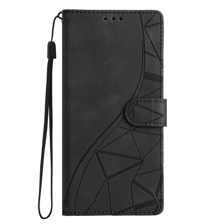 For Xiaomi 15T 5G Triangles Embossed Leather Phone Case