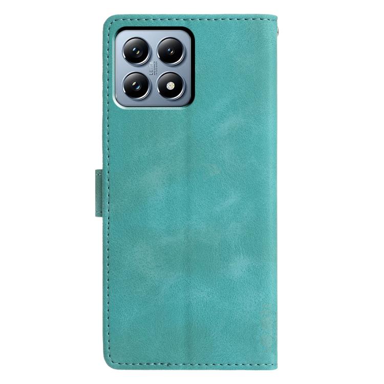 For Xiaomi 15T 5G Triangles Embossed Leather Phone Case