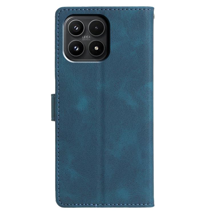 For Xiaomi 17 Triangles Embossed Leather Phone Case