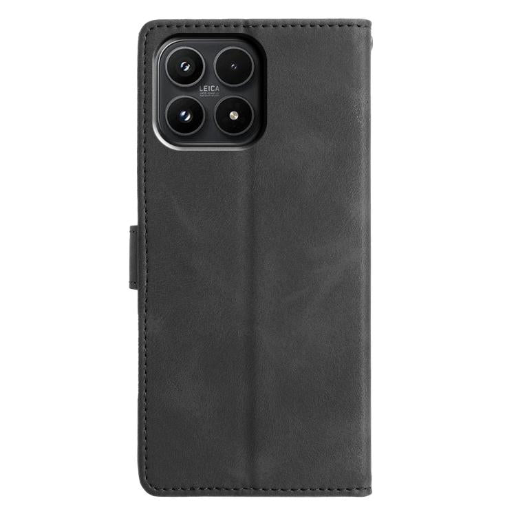 For Xiaomi 17 Triangles Embossed Leather Phone Case