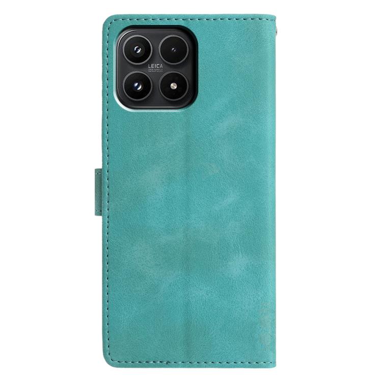 For Xiaomi 17 Triangles Embossed Leather Phone Case