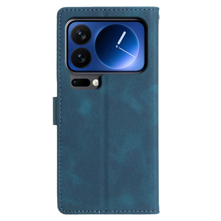 For Xiaomi 17 Pro Triangles Embossed Leather Phone Case