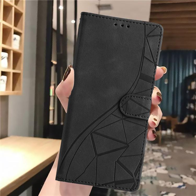 For Xiaomi 17 Pro Triangles Embossed Leather Phone Case