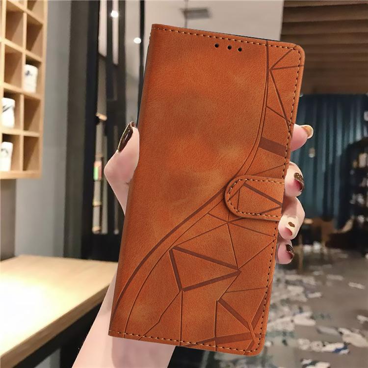 For Xiaomi 17 Pro Triangles Embossed Leather Phone Case