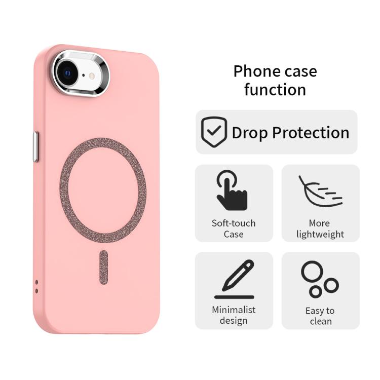 For iPhone 17e / 16e Glitter Series Magsafe PC Hybrid TPU Phone Case