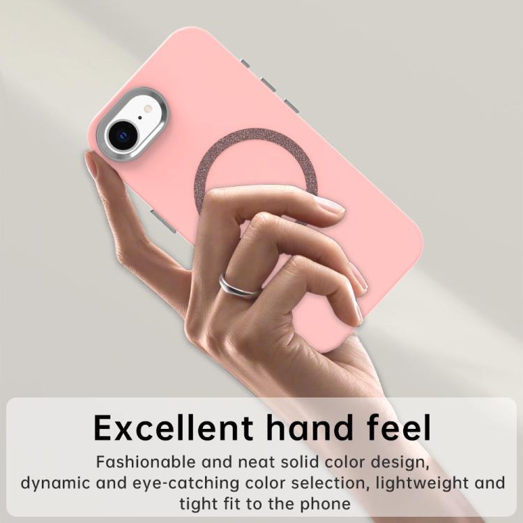 For iPhone 17e / 16e Glitter Series Magsafe PC Hybrid TPU Phone Case