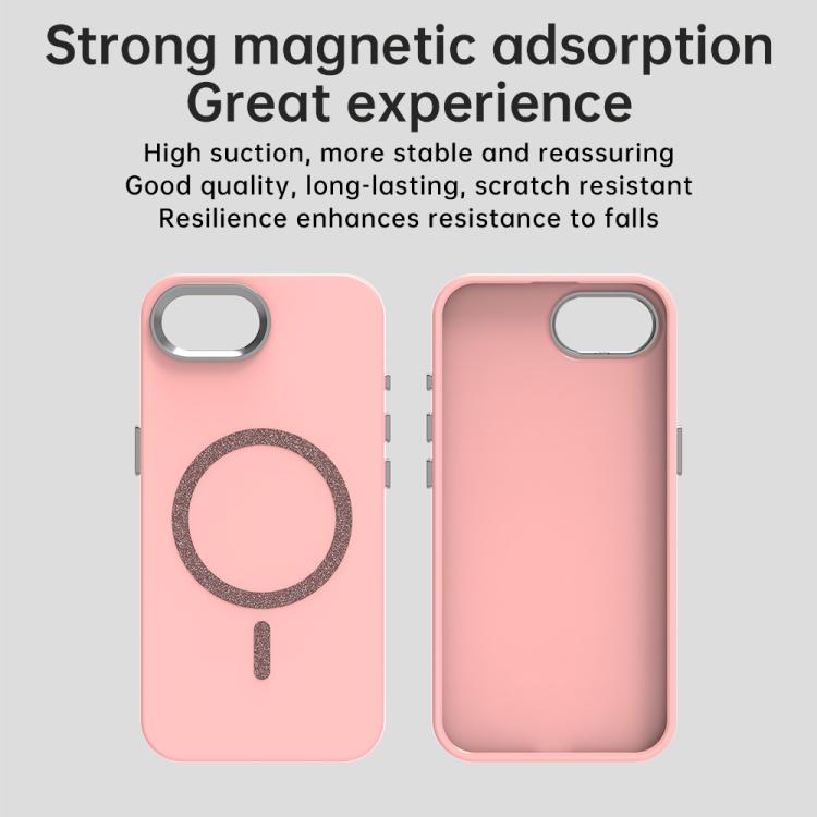 For iPhone 17e / 16e Glitter Series Magsafe PC Hybrid TPU Phone Case
