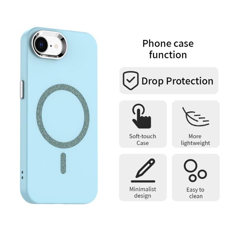 For iPhone 17e / 16e Glitter Series Magsafe PC Hybrid TPU Phone Case