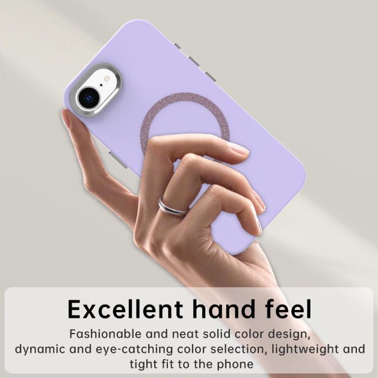 For iPhone 17e / 16e Glitter Series Magsafe PC Hybrid TPU Phone Case