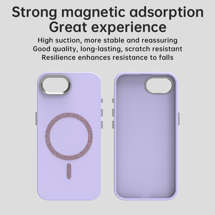 For iPhone 17e / 16e Glitter Series Magsafe PC Hybrid TPU Phone Case