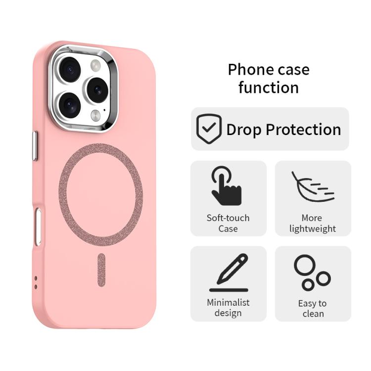 For iPhone 16 Pro Max Glitter Series Magsafe PC Hybrid TPU Phone Case