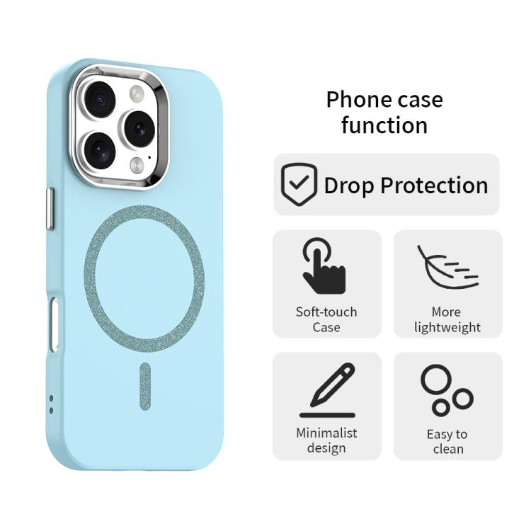 For iPhone 16 Pro Max Glitter Series Magsafe PC Hybrid TPU Phone Case