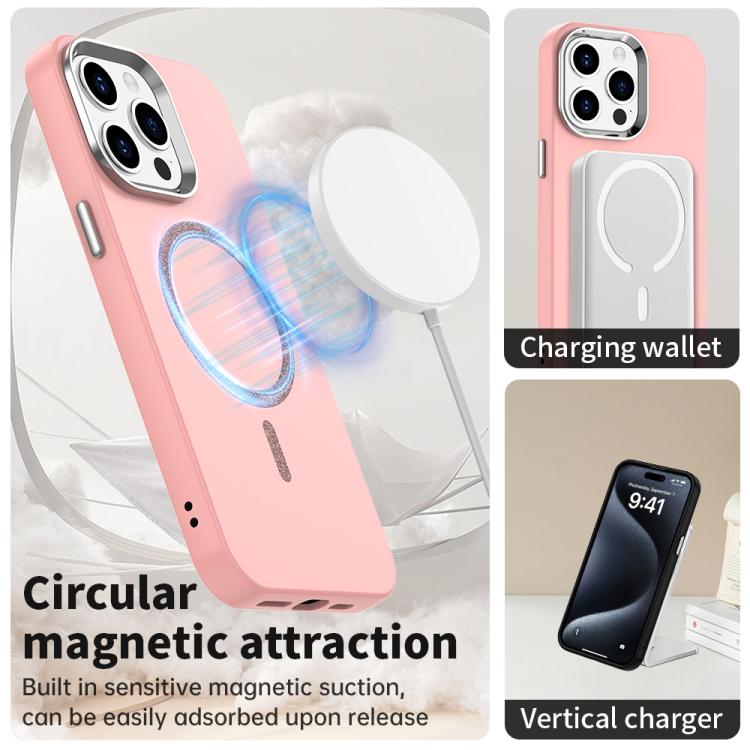 For iPhone 15 Pro Max Glitter Series Magsafe PC Hybrid TPU Phone Case