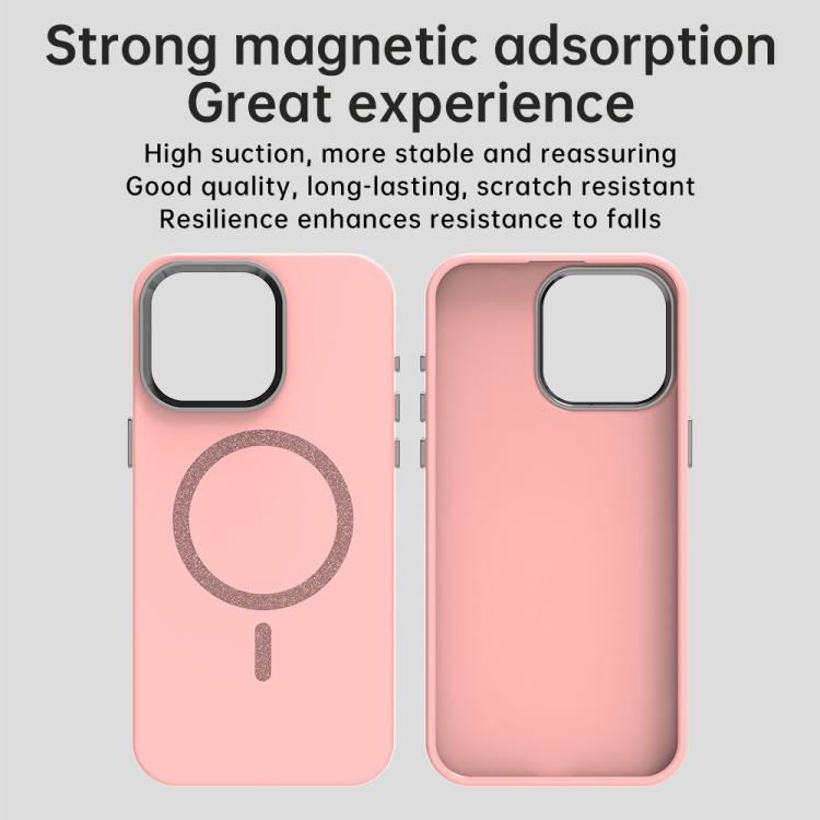 For iPhone 15 Pro Max Glitter Series Magsafe PC Hybrid TPU Phone Case