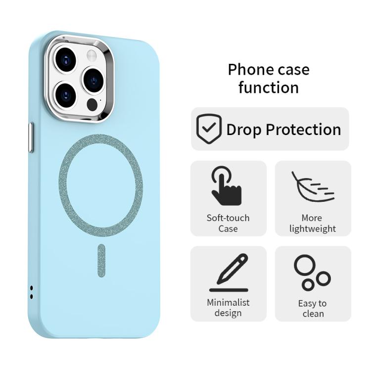 For iPhone 15 Pro Max Glitter Series Magsafe PC Hybrid TPU Phone Case