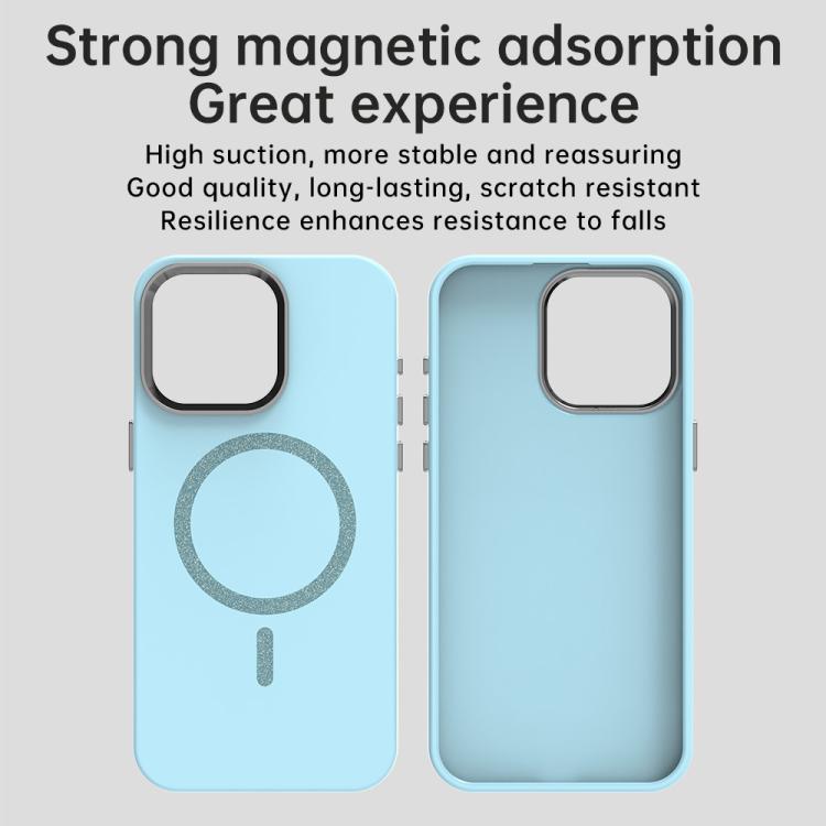 For iPhone 15 Pro Max Glitter Series Magsafe PC Hybrid TPU Phone Case
