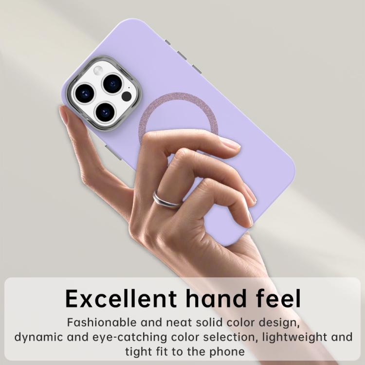 For iPhone 15 Pro Max Glitter Series Magsafe PC Hybrid TPU Phone Case