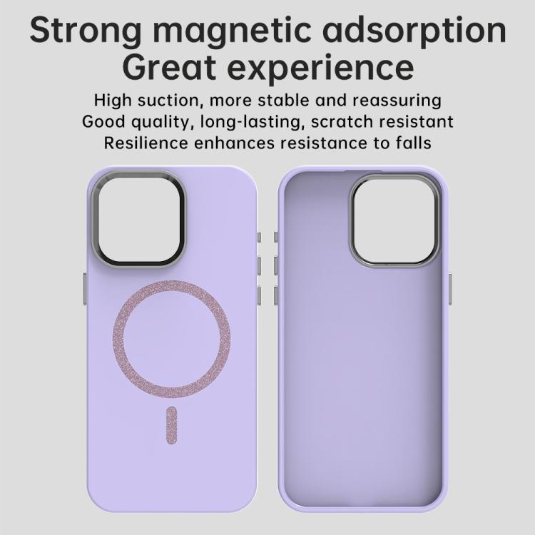 For iPhone 15 Pro Max Glitter Series Magsafe PC Hybrid TPU Phone Case