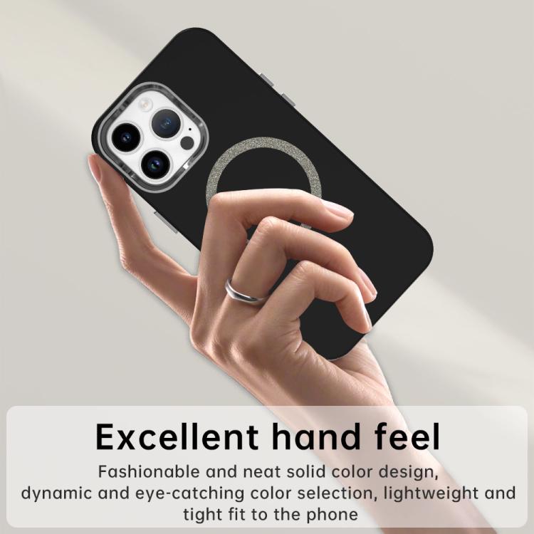 For iPhone 14 Pro Max Glitter Series Magsafe PC Hybrid TPU Phone Case