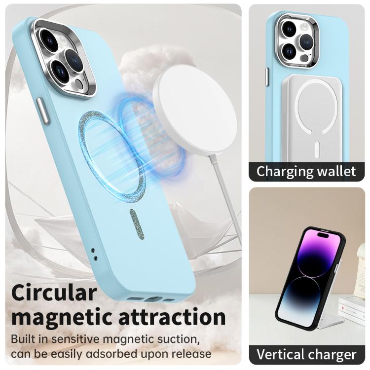For iPhone 14 Pro Max Glitter Series Magsafe PC Hybrid TPU Phone Case