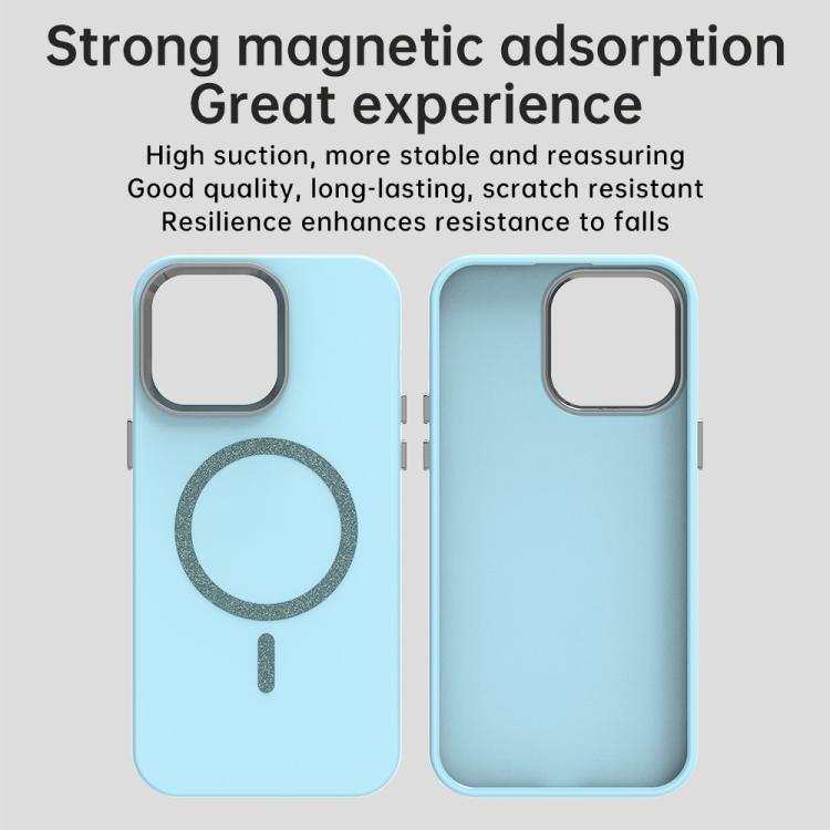 For iPhone 14 Pro Max Glitter Series Magsafe PC Hybrid TPU Phone Case