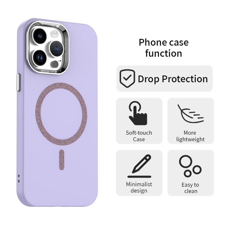 For iPhone 14 Pro Max Glitter Series Magsafe PC Hybrid TPU Phone Case