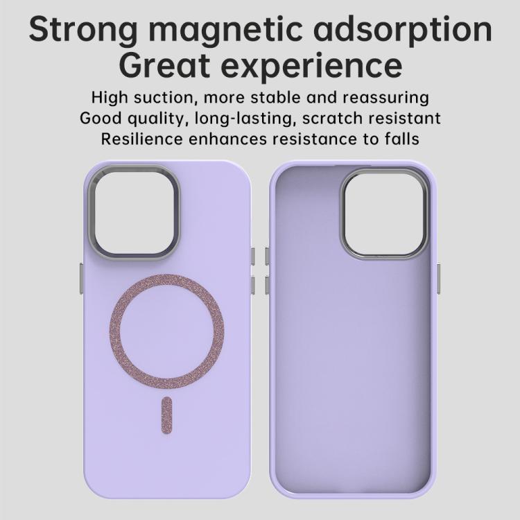 For iPhone 14 Pro Max Glitter Series Magsafe PC Hybrid TPU Phone Case
