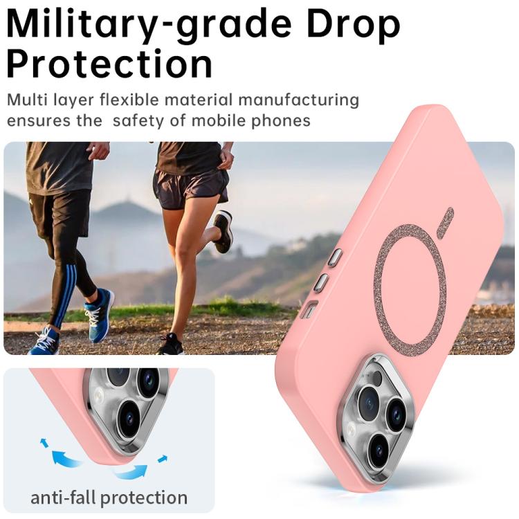 For iPhone 14 Pro Glitter Series Magsafe PC Hybrid TPU Phone Case
