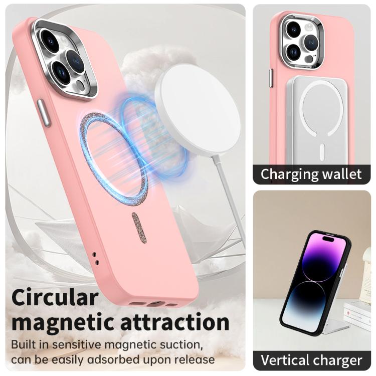 For iPhone 14 Pro Glitter Series Magsafe PC Hybrid TPU Phone Case