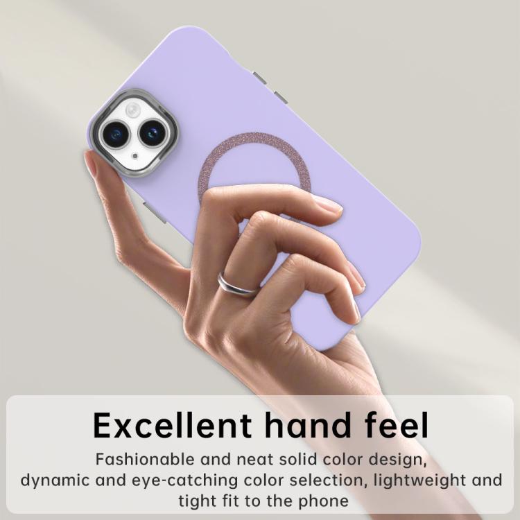 For iPhone 14 Glitter Series Magsafe PC Hybrid TPU Phone Case