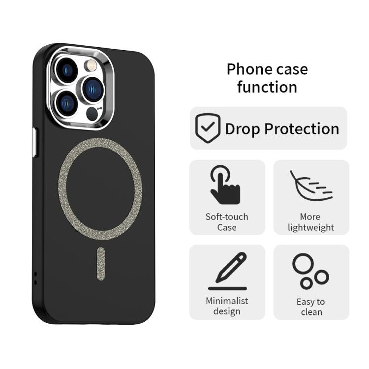 For iPhone 13 Pro Glitter Series Magsafe PC Hybrid TPU Phone Case