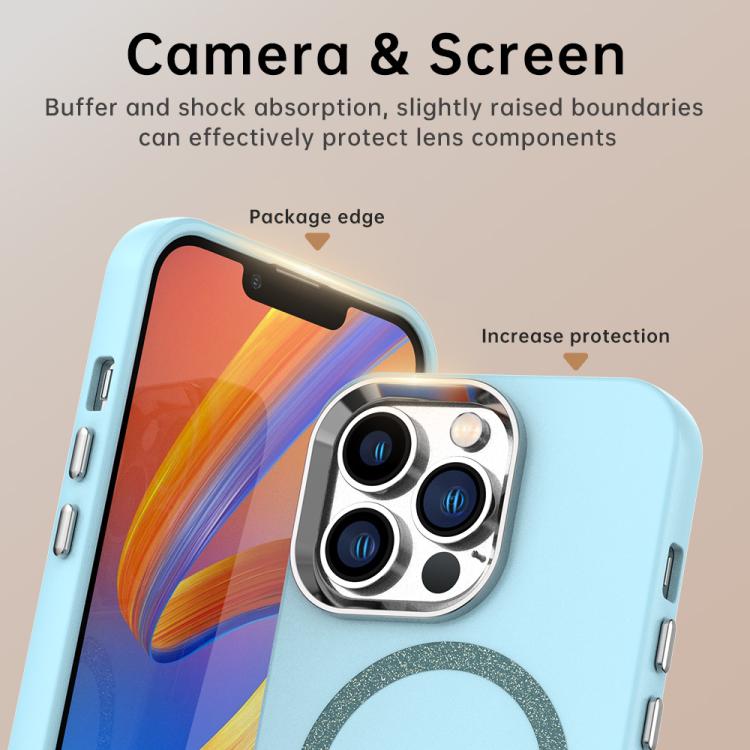 For iPhone 13 Pro Glitter Series Magsafe PC Hybrid TPU Phone Case
