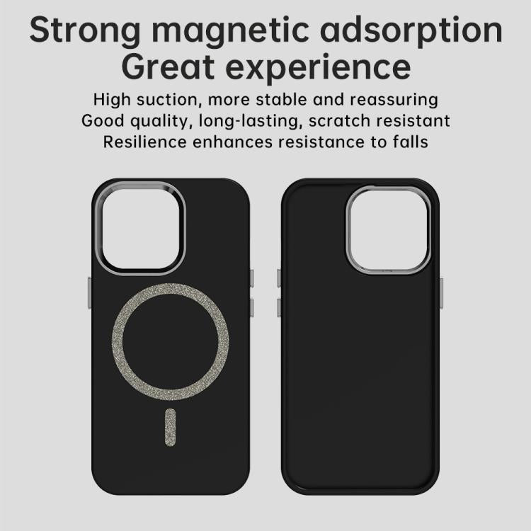 For iPhone 13 Pro Max Glitter Series Magsafe PC Hybrid TPU Phone Case