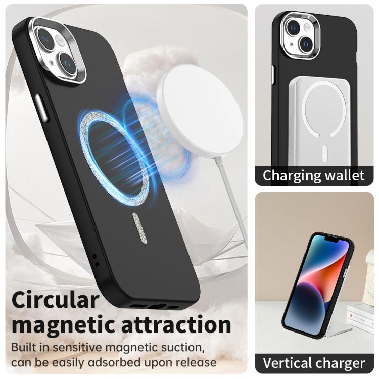 For iPhone 13 Glitter Series Magsafe PC Hybrid TPU Phone Case