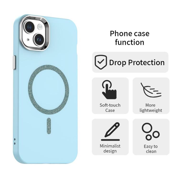 For iPhone 13 Glitter Series Magsafe PC Hybrid TPU Phone Case