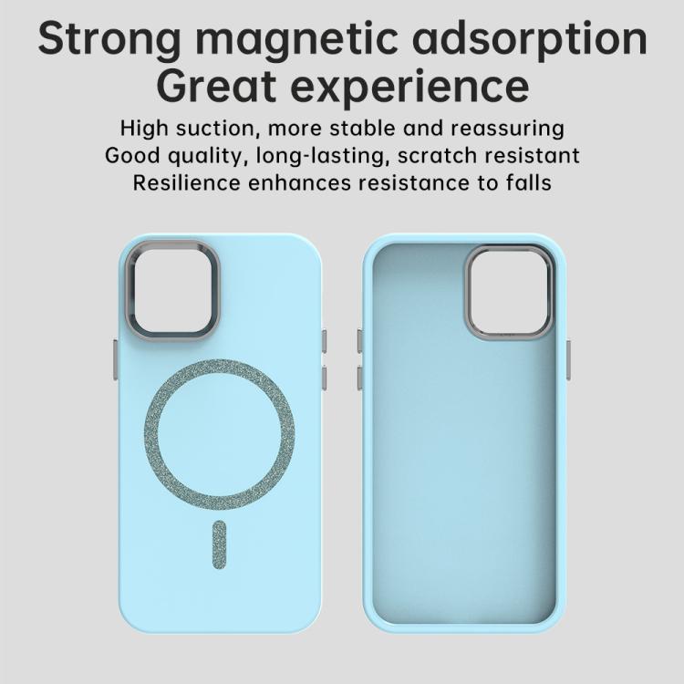 For iPhone 12 Pro Glitter Series Magsafe PC Hybrid TPU Phone Case