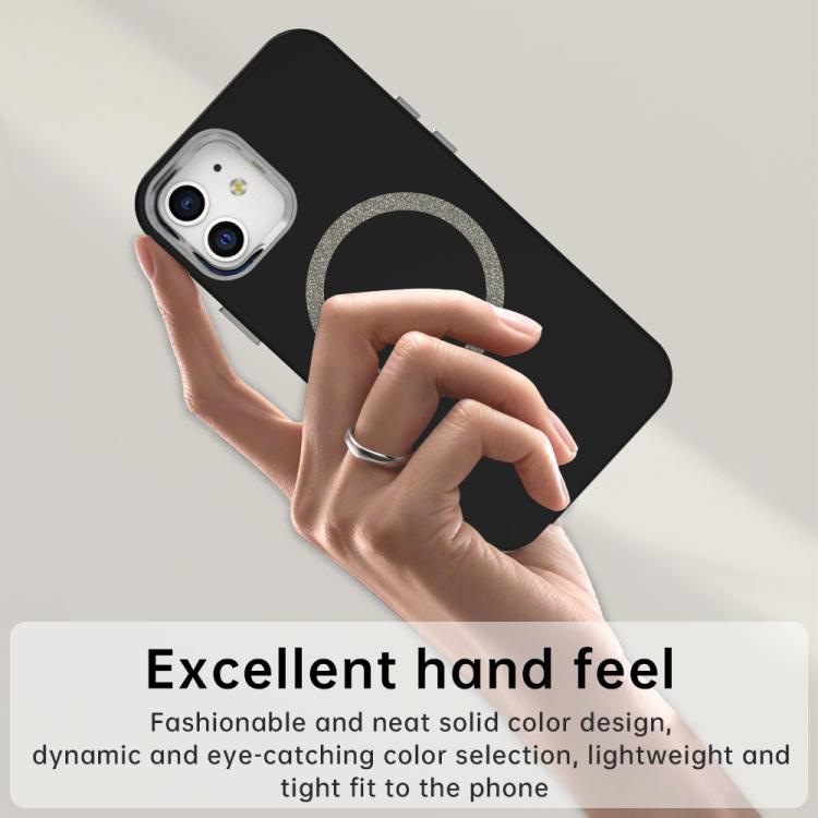For iPhone 12 Glitter Series Magsafe PC Hybrid TPU Phone Case