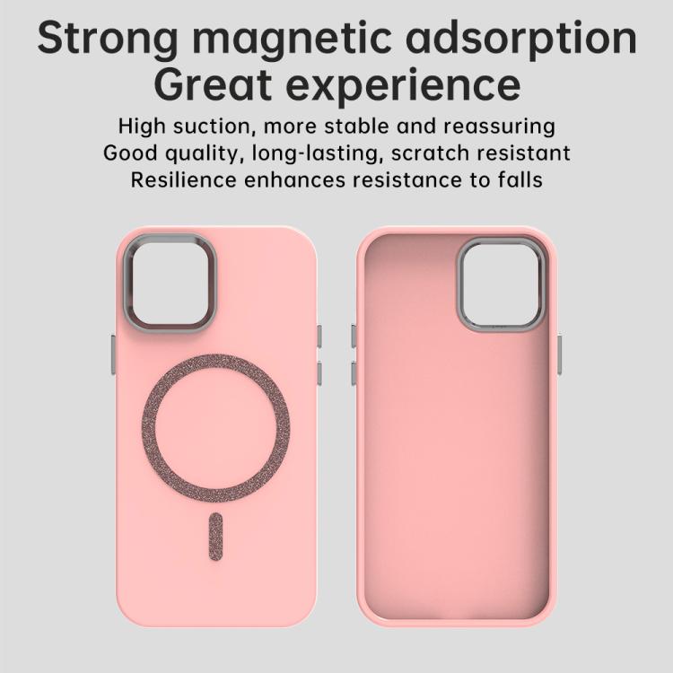 For iPhone 12 Glitter Series Magsafe PC Hybrid TPU Phone Case
