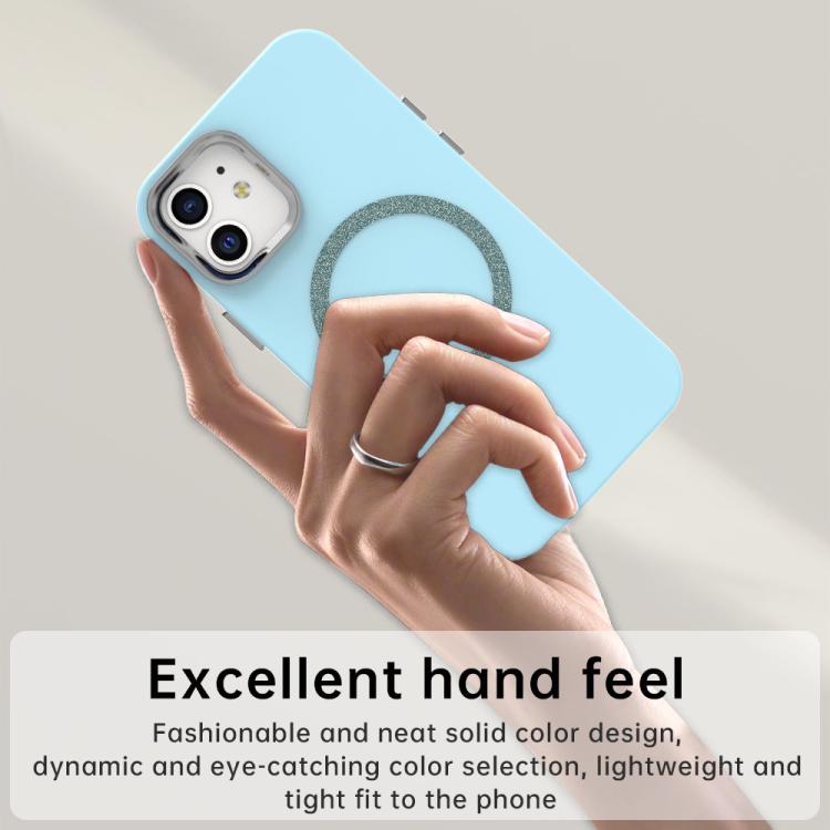 For iPhone 12 Glitter Series Magsafe PC Hybrid TPU Phone Case