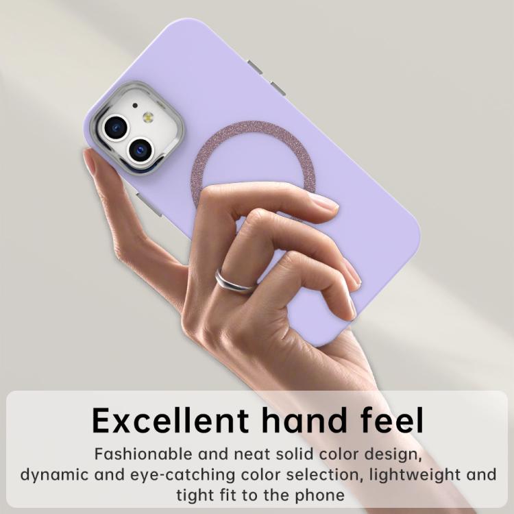 For iPhone 12 Glitter Series Magsafe PC Hybrid TPU Phone Case