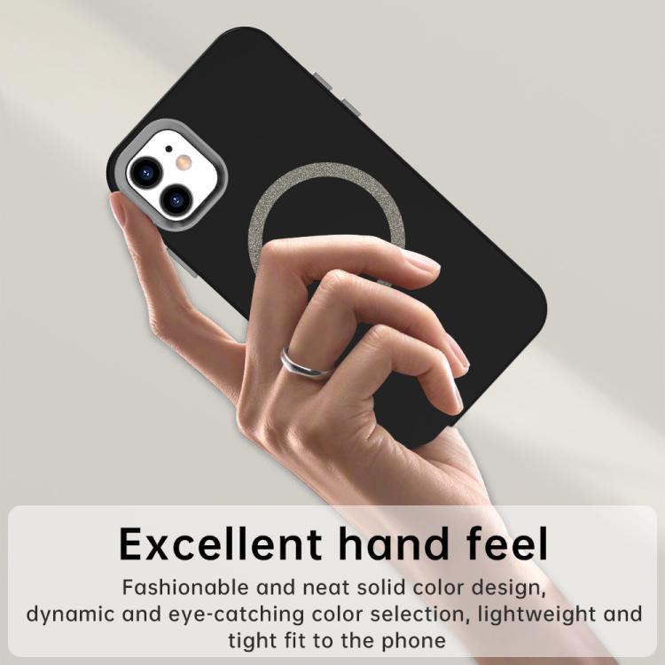 For iPhone 11 Glitter Series Magsafe PC Hybrid TPU Phone Case