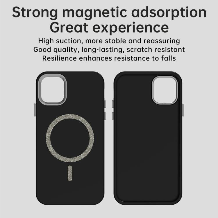 For iPhone 11 Glitter Series Magsafe PC Hybrid TPU Phone Case