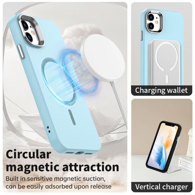 For iPhone 11 Glitter Series Magsafe PC Hybrid TPU Phone Case
